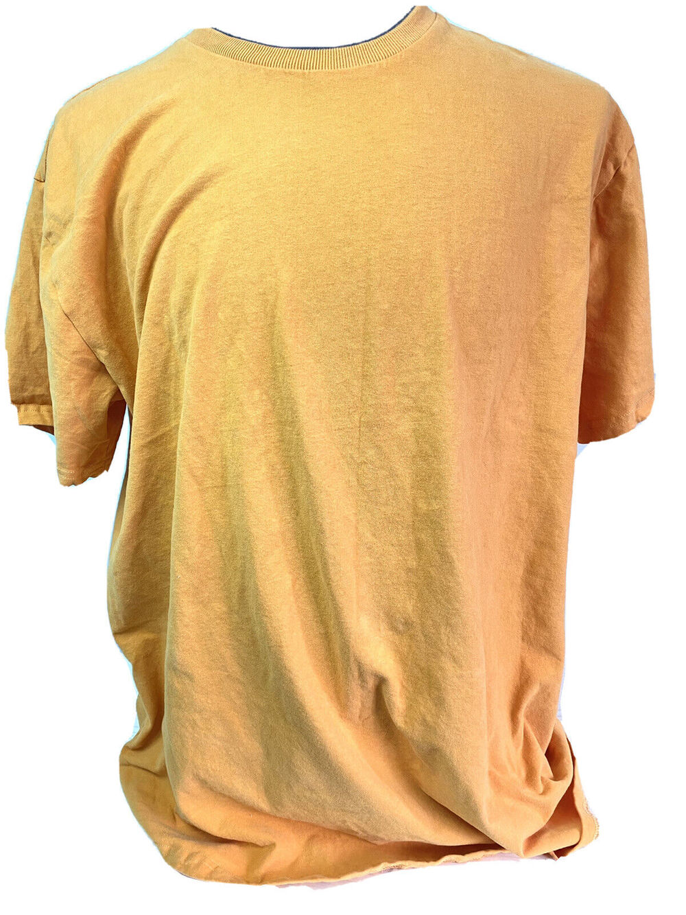 2XL Men’s Funny World Orange T-Shirt Plain 100% Cotton